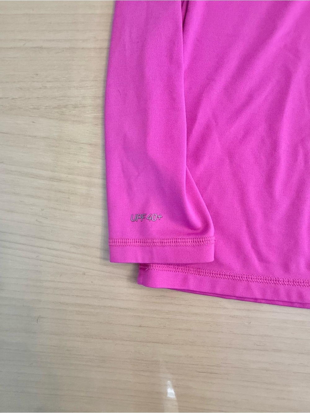 🩷 Nike Swim Dri-fit UPF 40 Women’s Hot Pink Long-Sleeve Top Surf Rashguard Golf - Picture 10 of 14